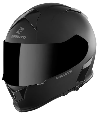 Bogotto V126 Solid Helmet#color_black-matt