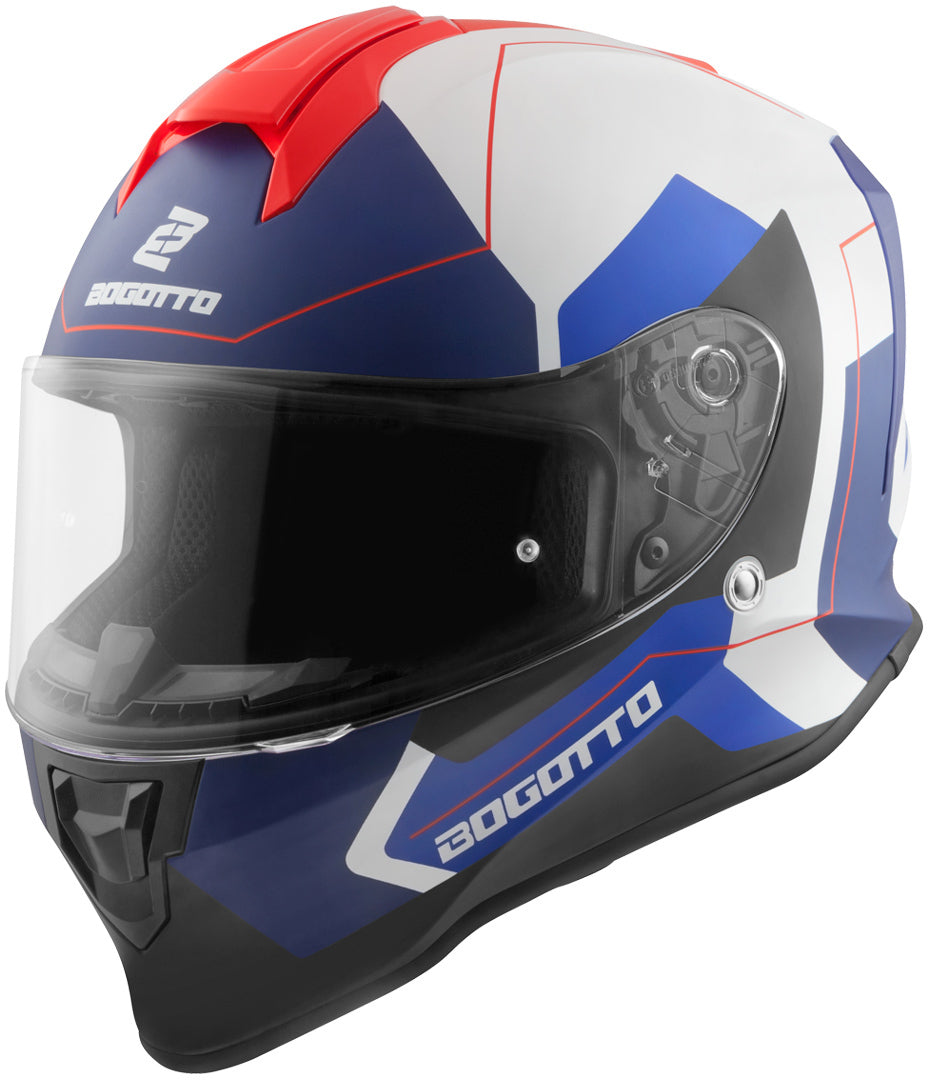 Bogotto V151 Sacro Helmet#color_white-blue-red