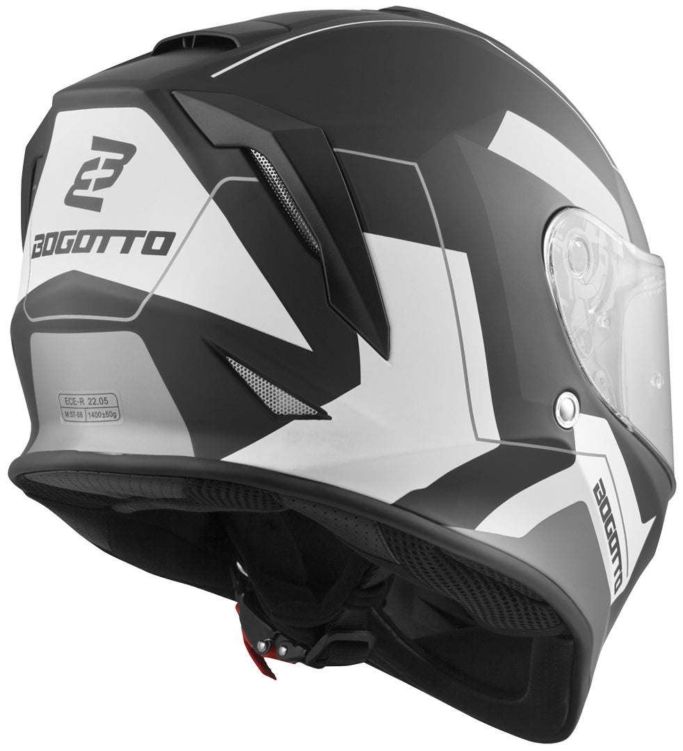 Bogotto V151 Sacro Helmet#color_black-matt-grey