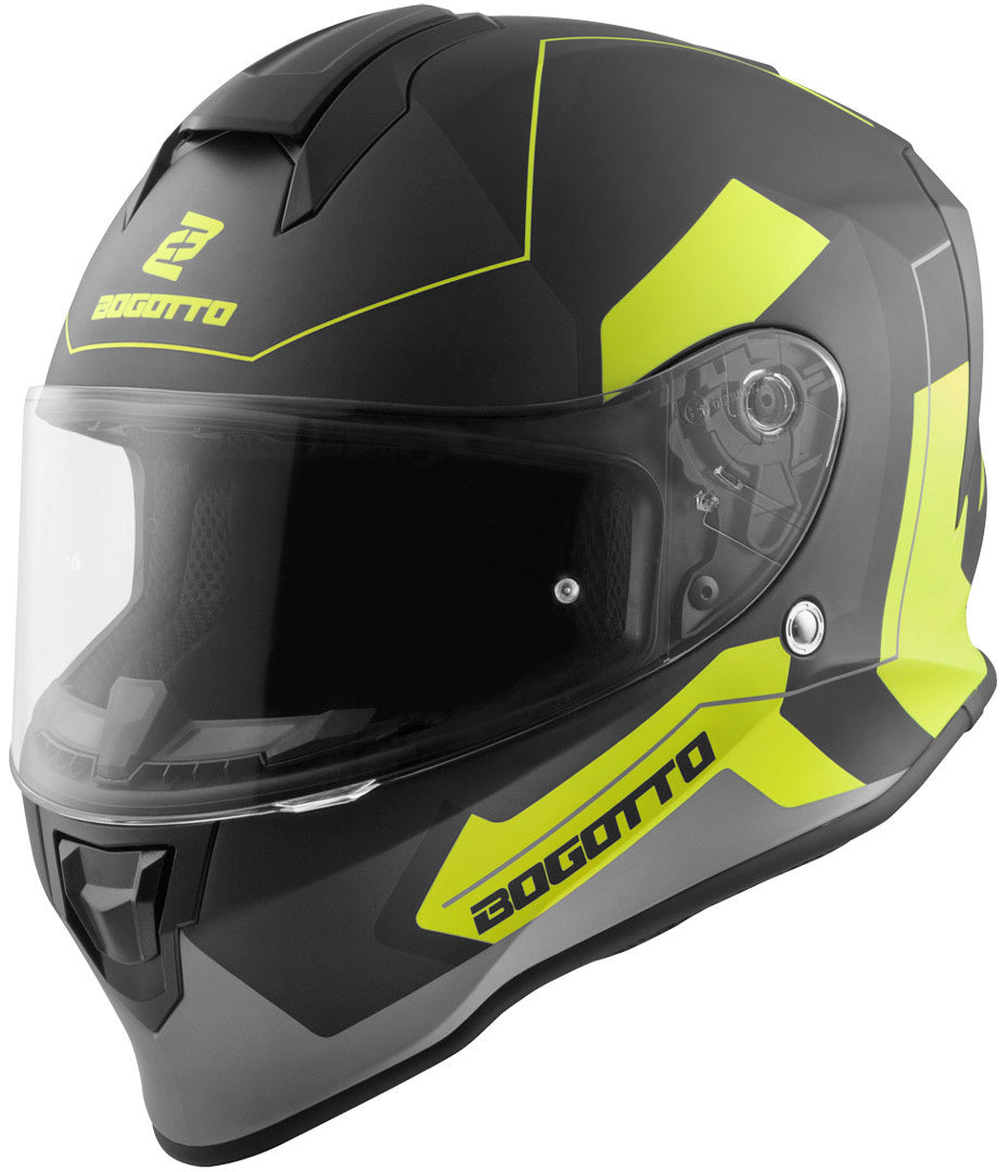 Bogotto V151 Sacro Helmet#color_black-matt-fluo