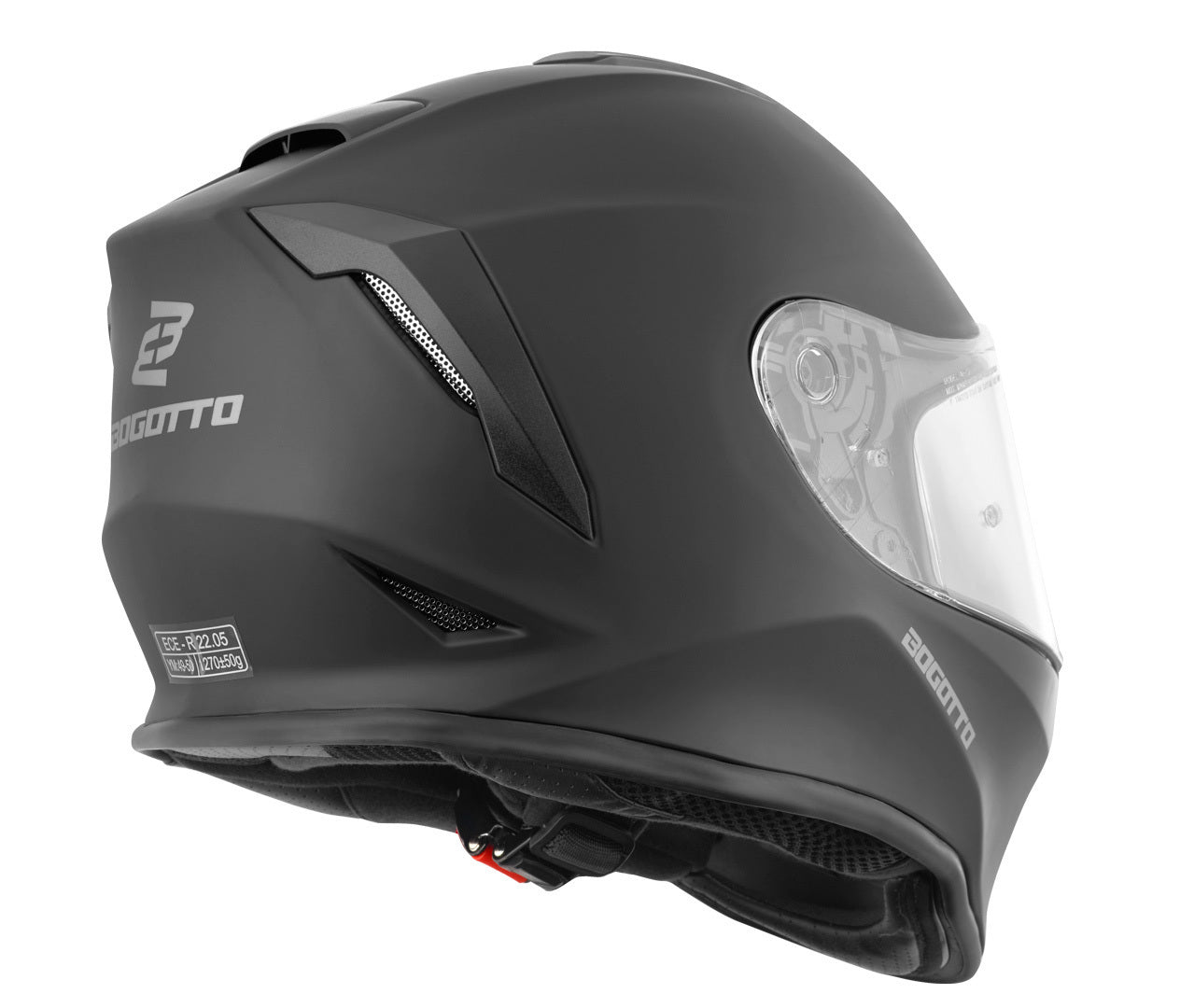Bogotto V151 Solid Kids Helmet#color_black-matt
