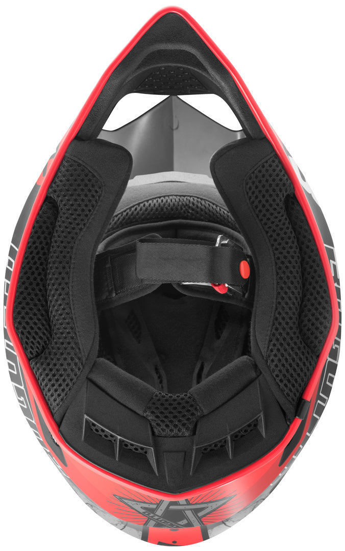 Bogotto V332 Rebelion Motocross Helmet#color_red-black