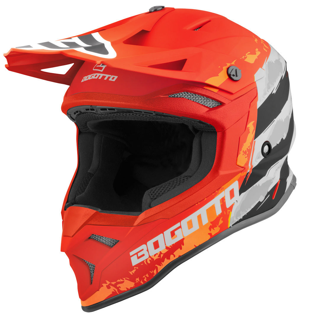 Bogotto V337 Wild-Ride cross helmet#color_orange-black-white