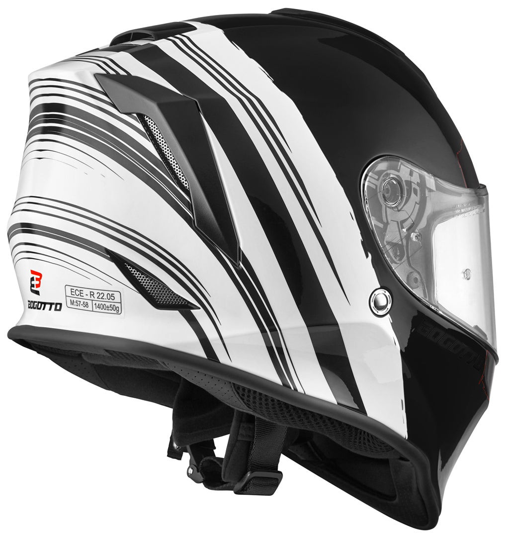 Bogotto V151 Wild-Ride Helmet#color_black-white