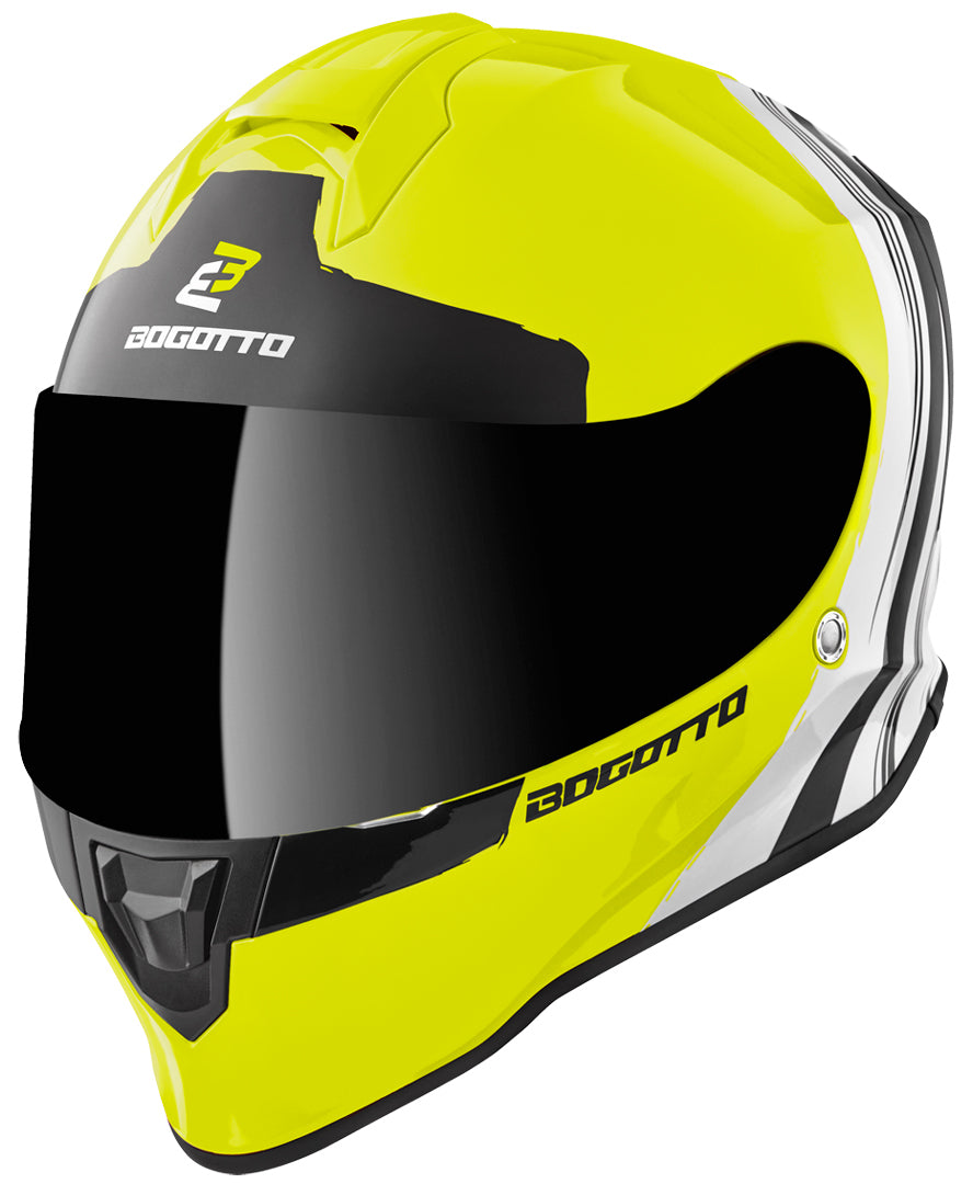 Bogotto V151 Wild-Ride Helmet#color_yellow-black-white