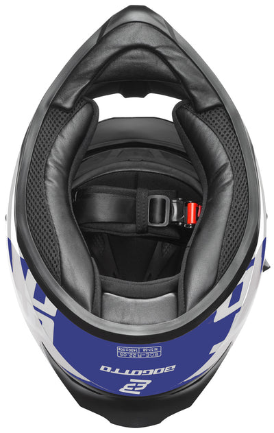 Bogotto V128 BG-X Helmet#color_blue-white