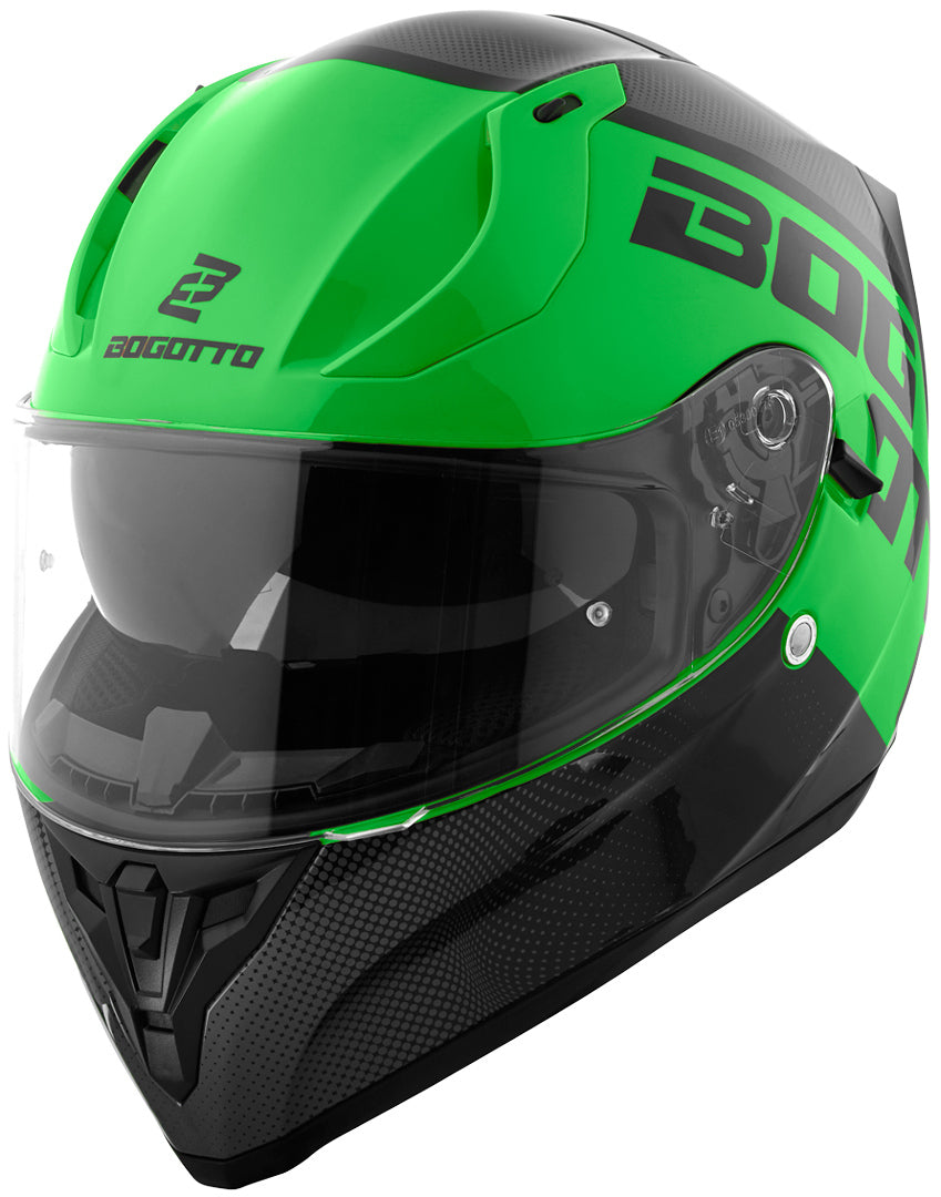 Bogotto V128 BG-X Helmet#color_black-green