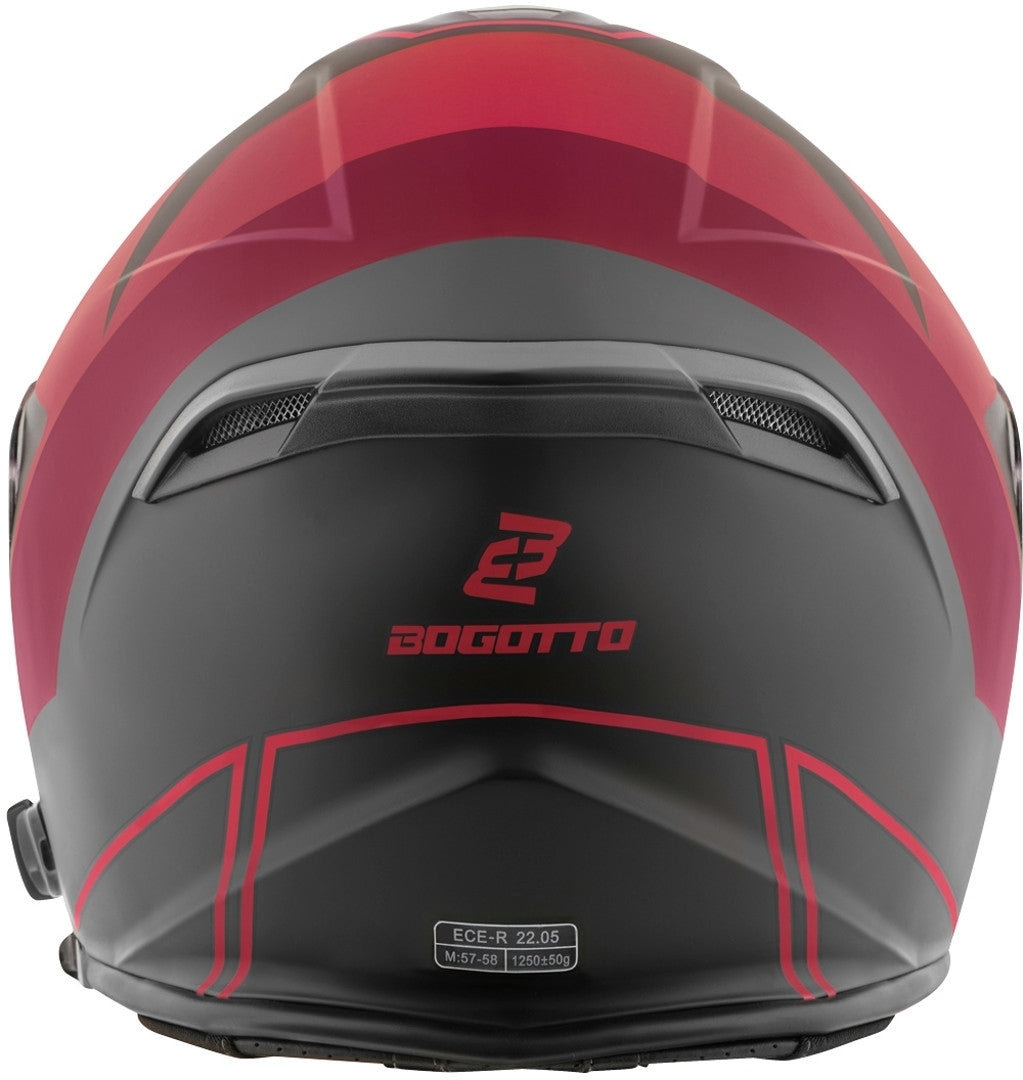 Caschi Bogotto V586 Detri Casco Jet Nero opaco/Arancione Auto e Moto Caschi Bogotto V586 Detri Casco Jet Nero opaco/Arancione Auto e Moto
