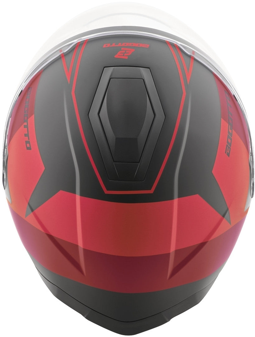 Bogotto V586 Detri – Casco Jet Con Bluetooth Integrato, Visiera Parasole E Trasparente, Nero