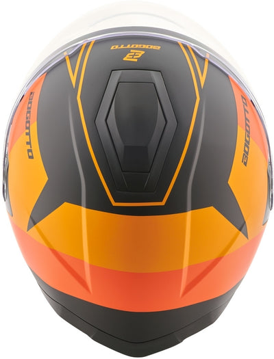 Bogotto V586 Detri BT Bluetooth Jet Helmet#color_black-orange