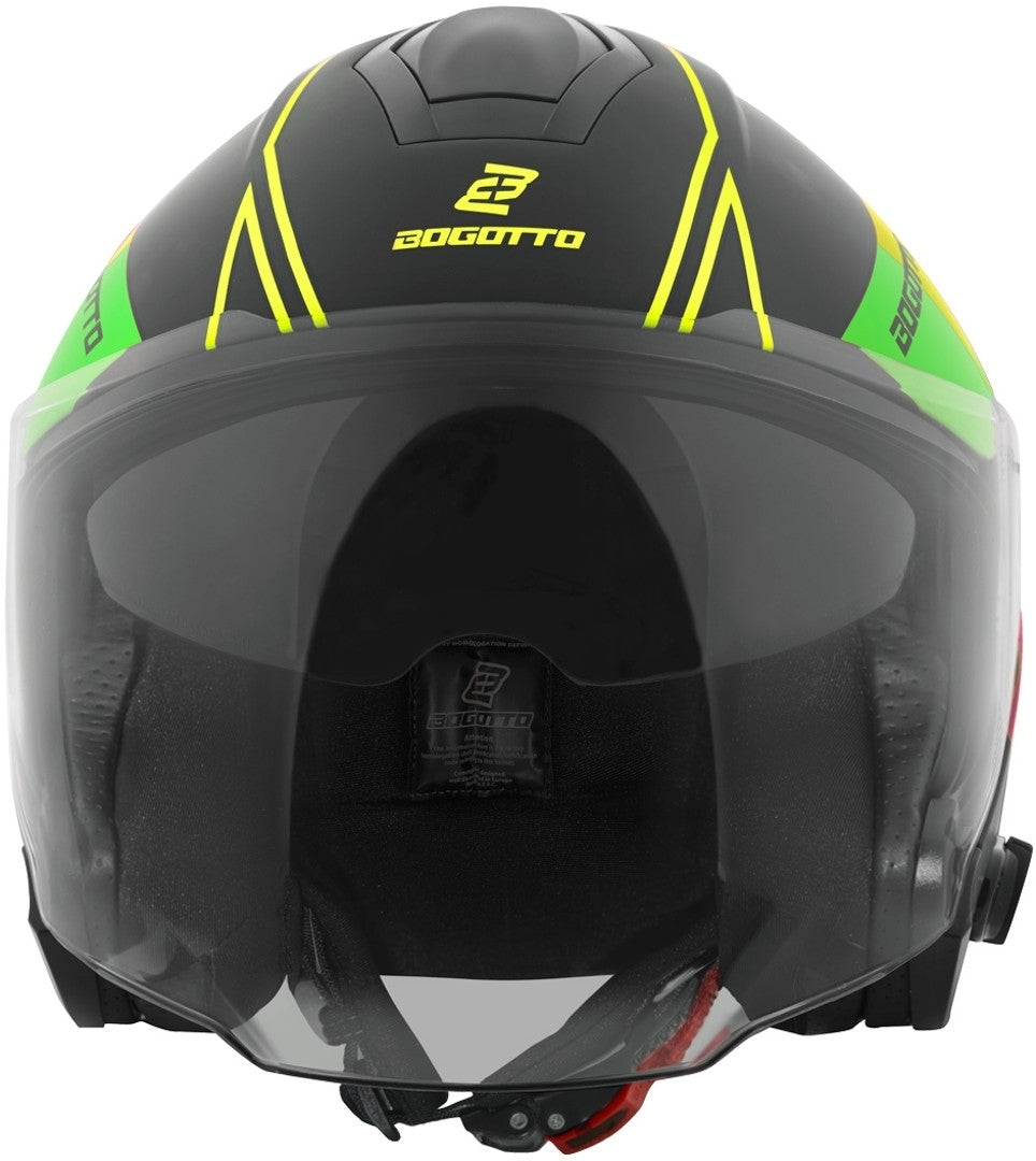 Bogotto V586 Detri BT Bluetooth Jet Helmet