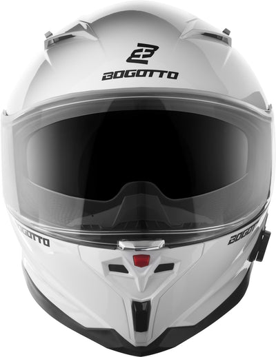 Bogotto H153 BT Bluetooth Helmet#color_white