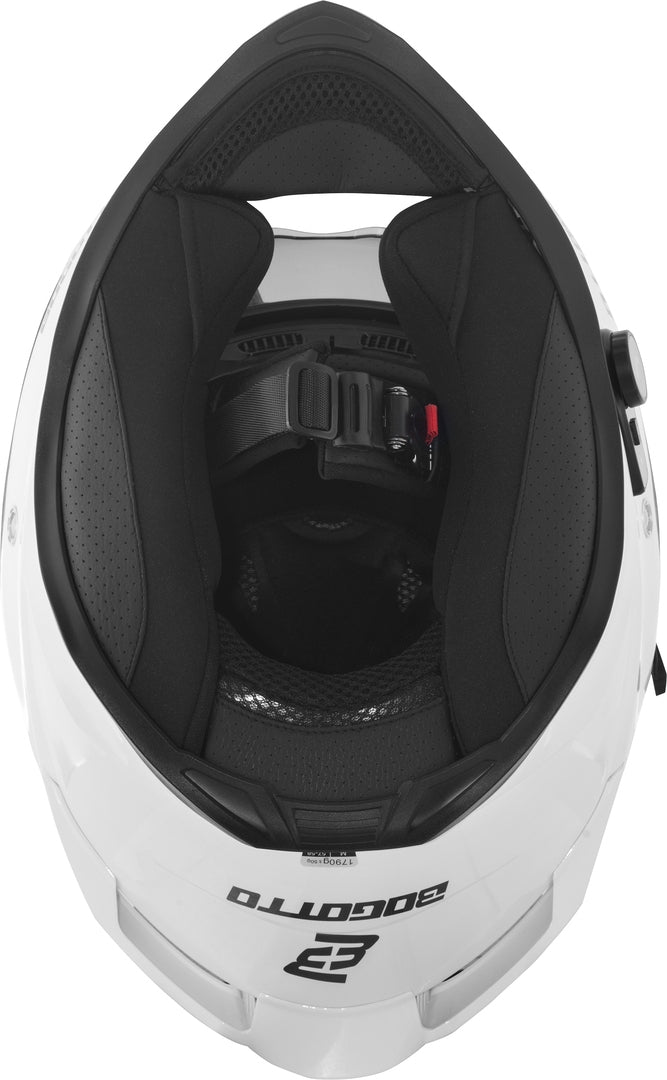 Bogotto H153 BT Bluetooth Helmet#color_white