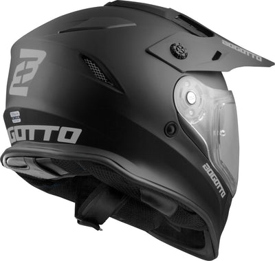 Bogotto H331 BT Bluetooth Enduro Helmet#color_black-matt