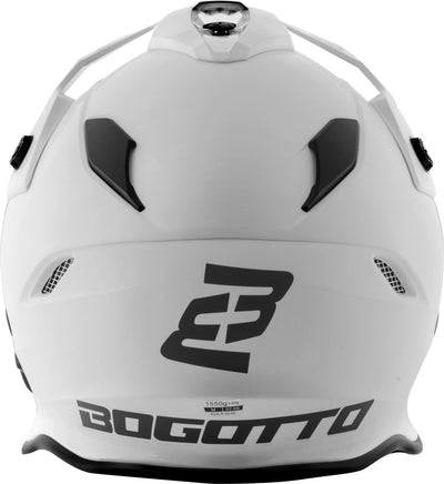 Bogotto H331 BT Bluetooth Enduro Helmet#color_white-matt