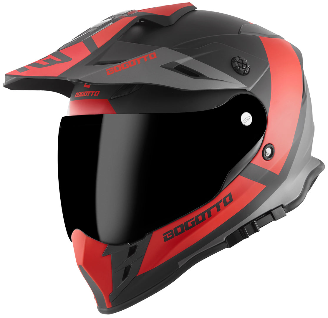 Bogotto V331 Pro Tour Enduro Helmet#color_red