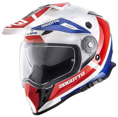 Bogotto V331 Pro Tour Enduro Helmet#color_red-blue