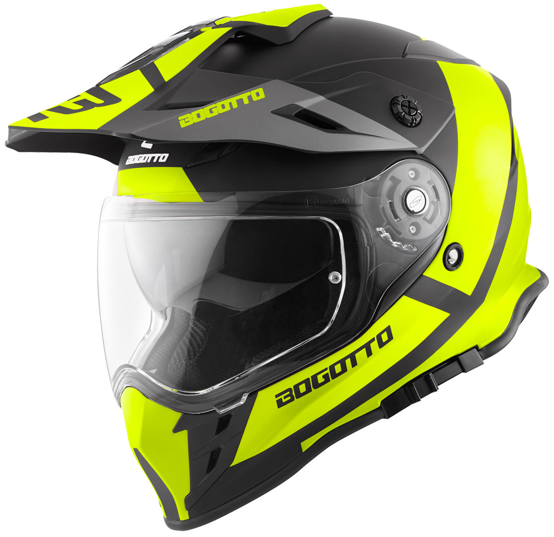 Bogotto V331 Pro Tour Enduro Helmet#color_yellow