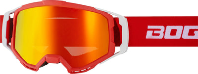 Bogotto B-1 Motocross Goggles#color_red-white