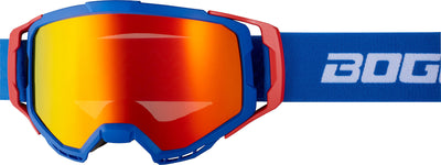 Bogotto B-1 Motocross Goggles#color_blue-white