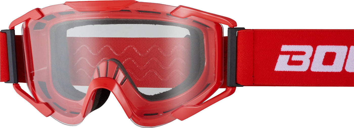 Bogotto B-ST Motocross Goggles#color_red-white