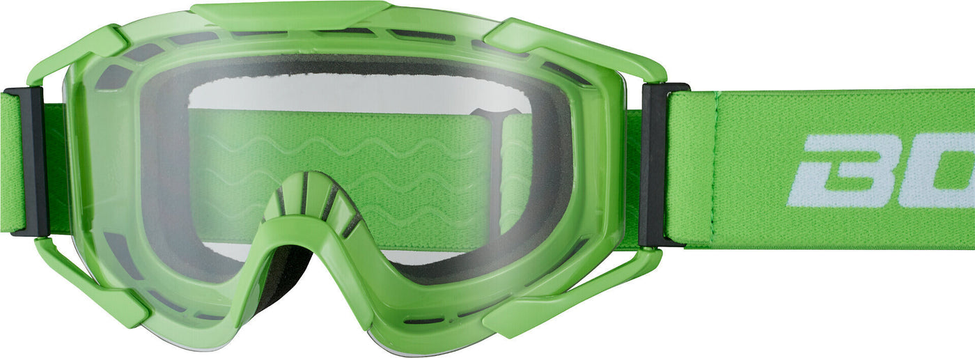 Bogotto B-ST Motocross Goggles#color_green-white