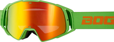 Bogotto B-Faster Motocross Goggles#color_green-orange