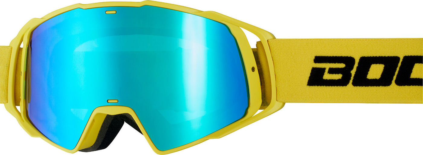 Bogotto B-Faster Motocross Goggles#color_yellow-black