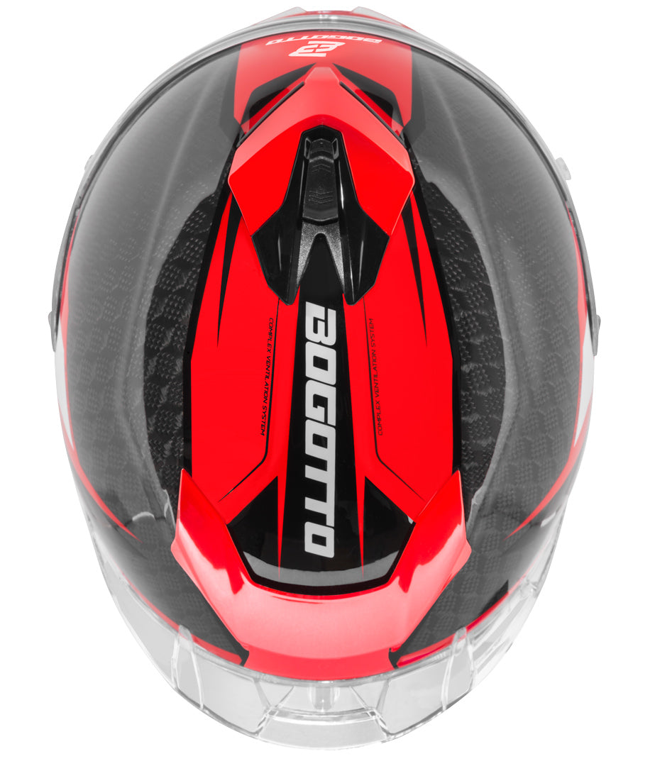 Bogotto FF104 SPN Carbon Helmet#color_red-black