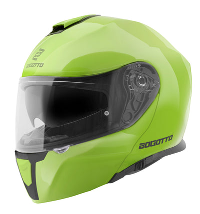 Bogotto FF403 Flip-Up Helmet#color_fluo-yellow