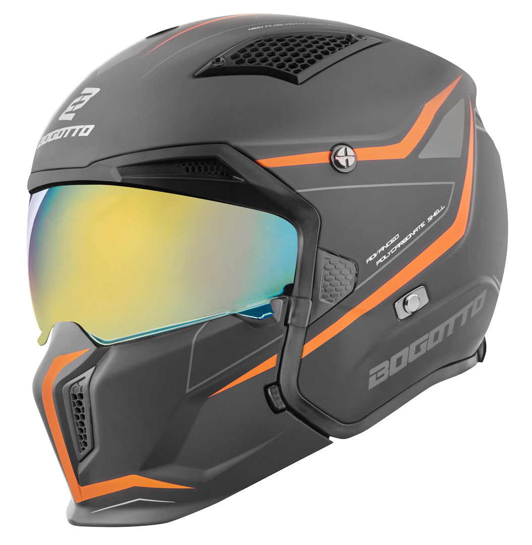 Bogotto Radic WN-ST Helmet#color_orange-black