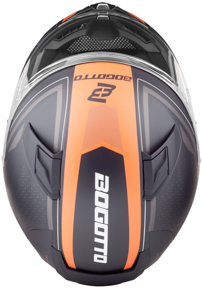 Bogotto FF110 Cinder Helmet#color_black-matt-orange