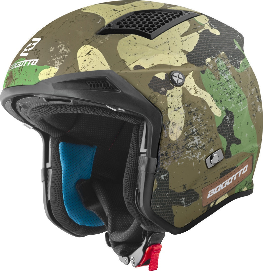 J-Homologation Helm Bogotto Radic Camo 22.06 Helm – Motorradhelm Mit  Abnehmbarem Kinnteil \u0026 Visier Camo Tarnmuster Helm, image size:1048x1080