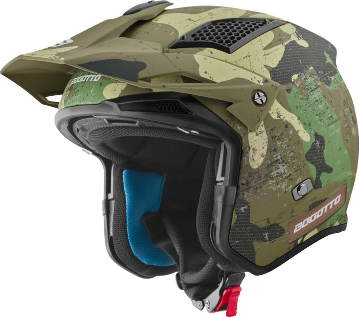 BOGOTTO 迷彩 フルフェイスヘルメット Bogotto Radic Camo 22.06 ヘルメット