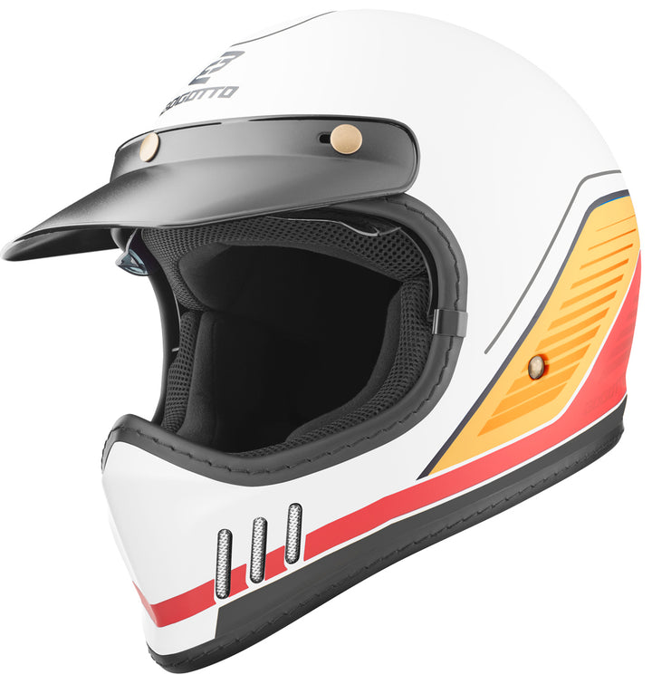Bogotto FF980 EX-R Caferacer クロスヘルメット