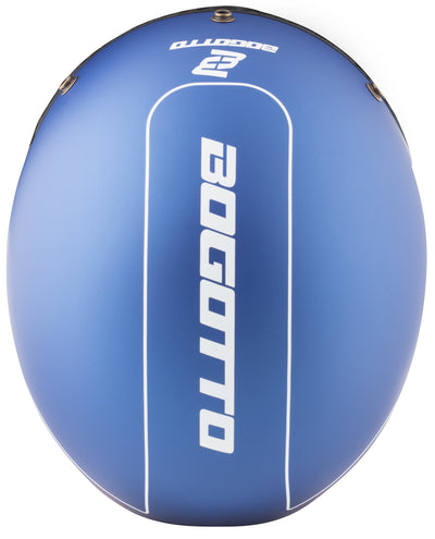 Bogotto FF980 EX-R Caferacer Cross Helmet#color_blue-red-white