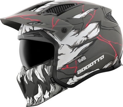 Bogotto Radic Skulash 22.06 Helmet#color_grey-black