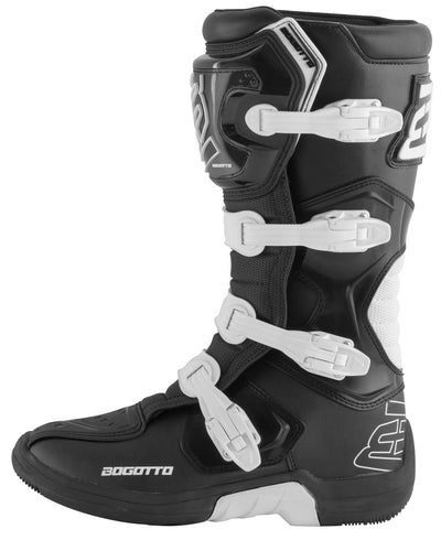 Bogotto MX-5 Motocross Boots#color_black-white