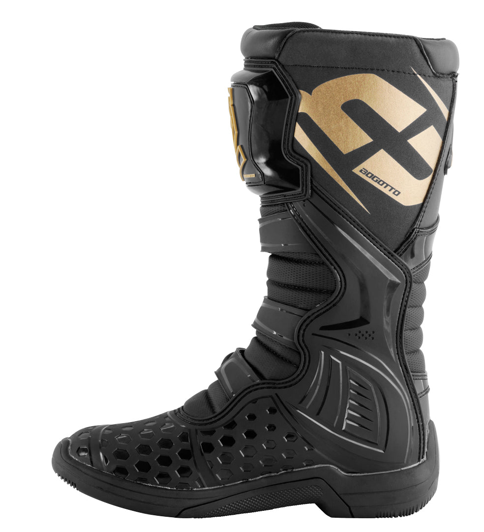 Bogotto MX-5 Motocross Boots#color_black-gold