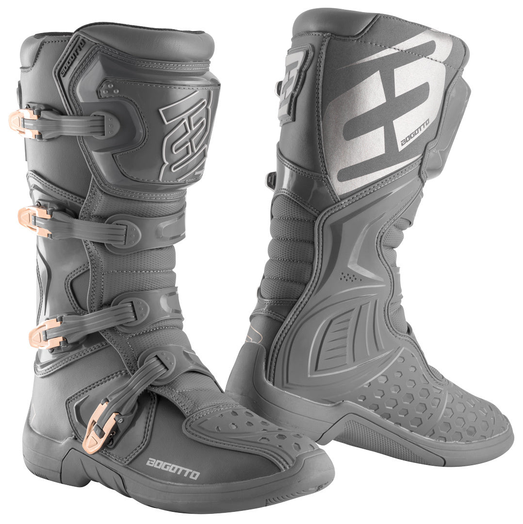 Bogotto MX-5 Motocross Boots#color_grey