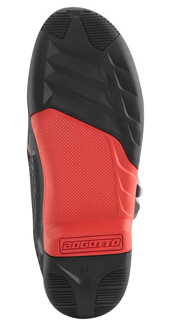 Bogotto B-ST Occhiali Da Motocross - Lente Chiara, Antigraffio, Antiappannamento, Telaio Flessibile
