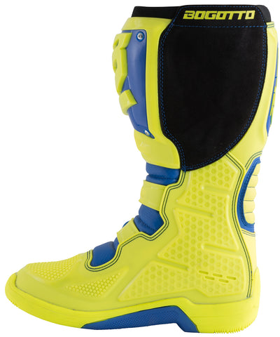 Bogotto MX-6 Motocross Boots#color_blue-yellow