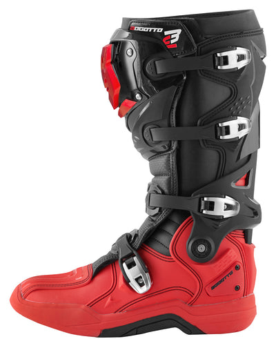 Bogotto MX-7 G Motocross Boots#color_red-black