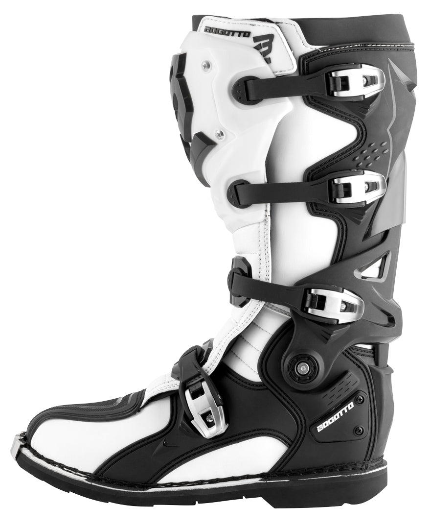 Bogotto MX-7 S Motocross Boots#color_black-white