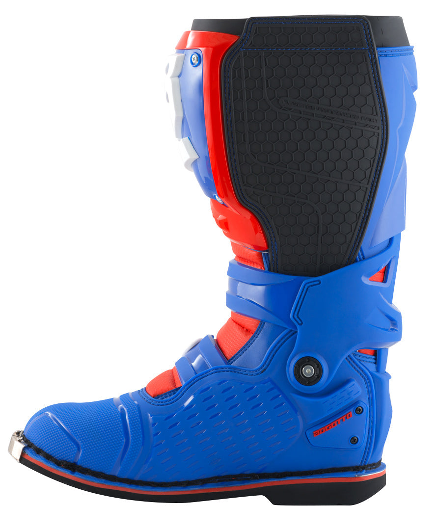 Bogotto MX-7 S Motocross Boots#color_blue-white-red
