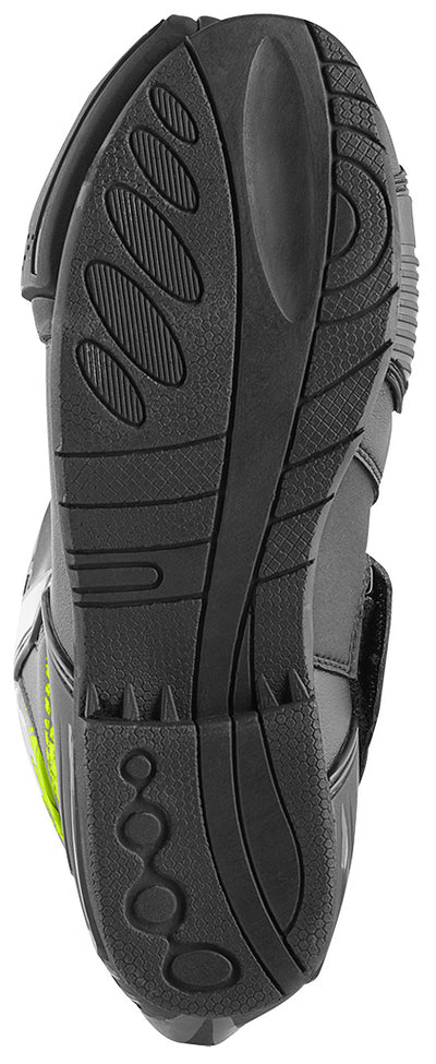 Bogotto Losail Evo Motorcycle Boots#color_black-yellow-fluo
