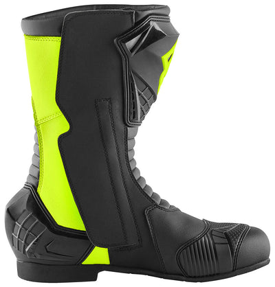 Bogotto Losail Motorcycle Boots#color_black-yellow-fluo
