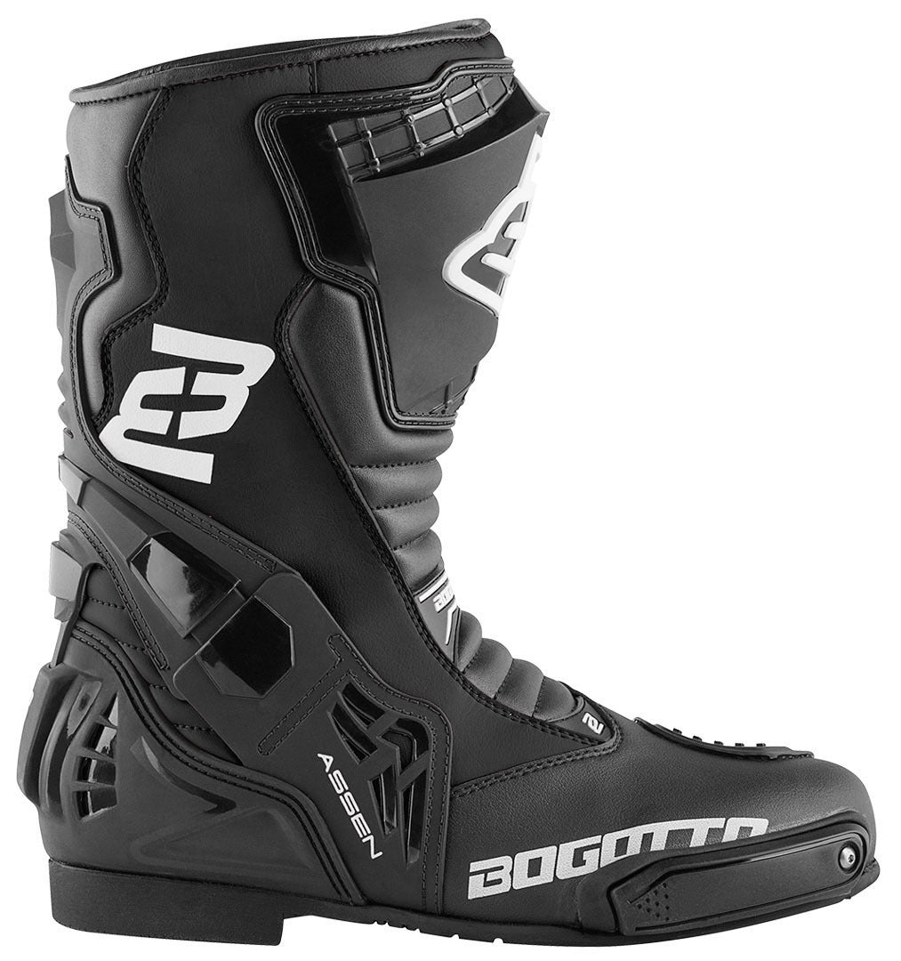 Bogotto Assen Motorcycle Boots#color_black