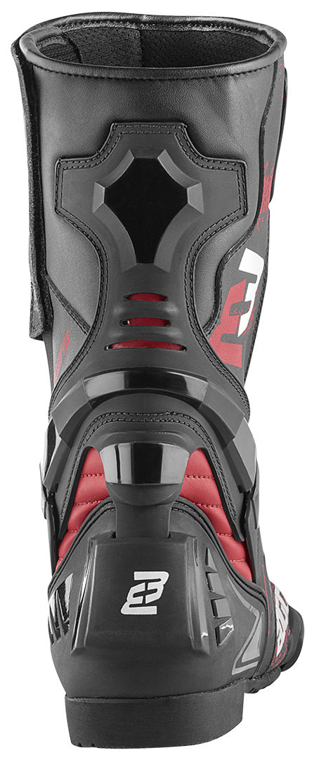 Bogotto Assen Evo Motorcycle Boots#color_black-red