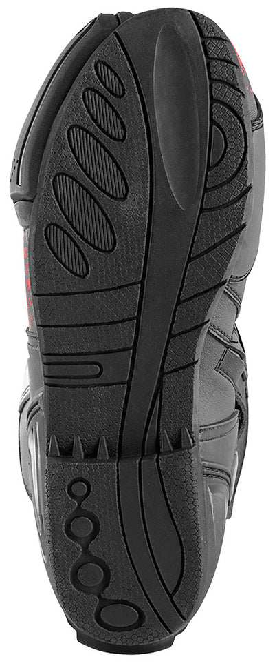 Bogotto Assen Evo Motorcycle Boots#color_black-red